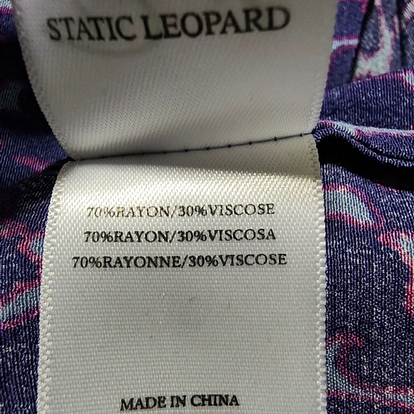 RAILS MARIAH LAVENDER LEOPARD PRINT. SIZE S - Picture 8 of 8